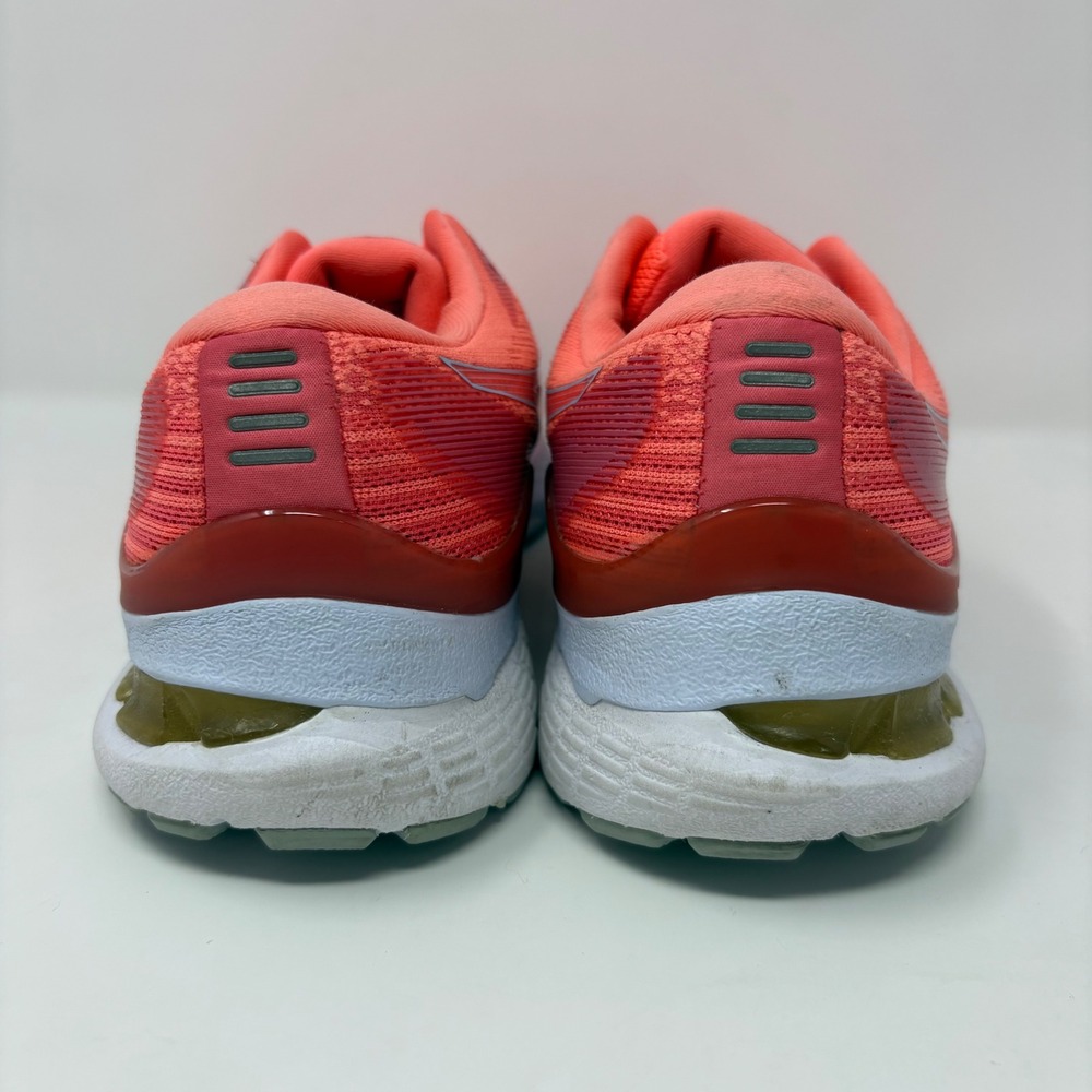 ASICS Gel-Kayano 28 Womens Size 9 Wide Orange White Running Shoes (1012B046) - Picture 7 of 8